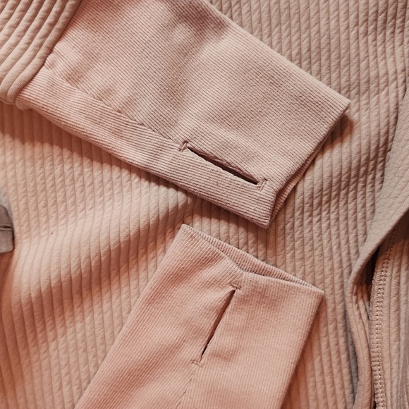 Mondetta drop shoulder cowl neck dusty rose sweatshirt - Picture 8 of 8